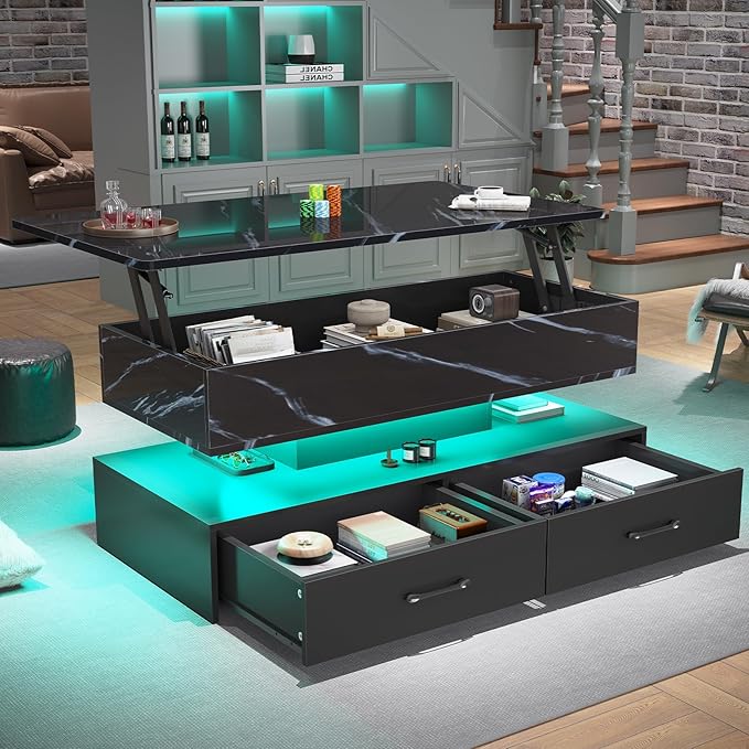 SEDETA 40" Lift Top Coffee Table, Coffee Tables