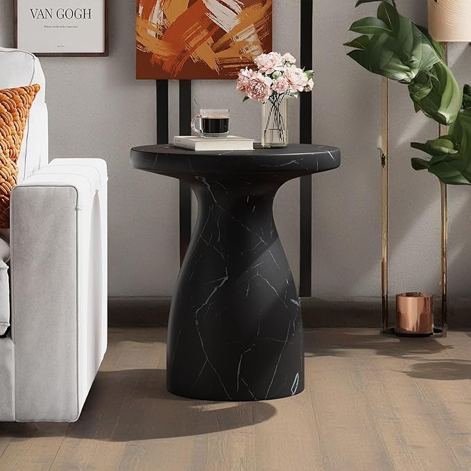 Christopher Knight Home Jayme Outdoor Side Table, Round Top Patio End Table
