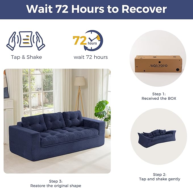 MAXYOYO 79" Loveseat Sofa Couch