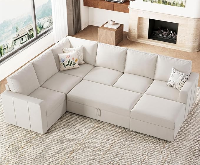Belffin Modular Sectional Sleeper Sofa