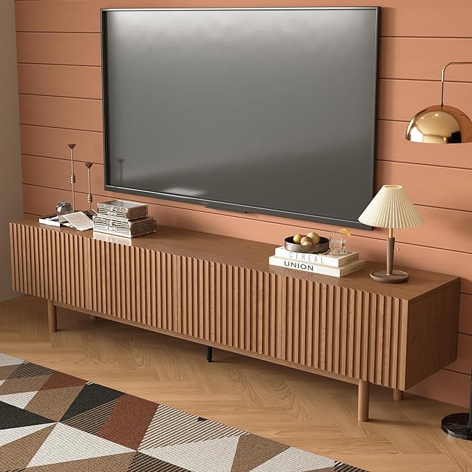 86.61" Mid-Century Modern TV Stand