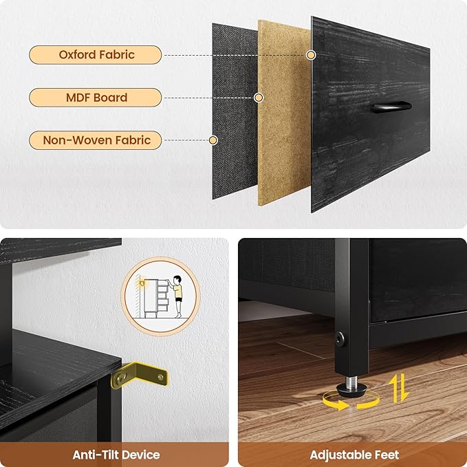 BTHFST 12 Drawers TV Stand Dresser