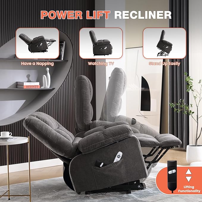 MAHOMICO Power Lift Recliner Chair