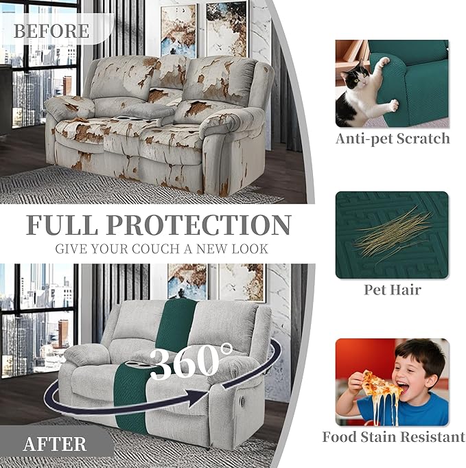 100% Waterproof Sectional Recliner Couch Covers