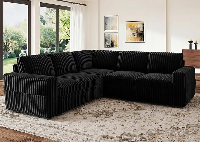HONBAY Modular Sectional Sleeper Sofa