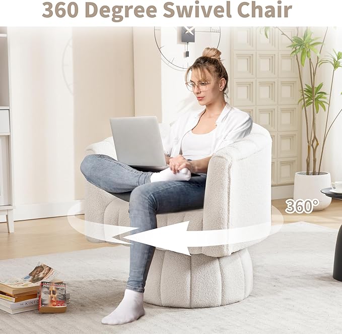 Swivel Accent Barrel Chair