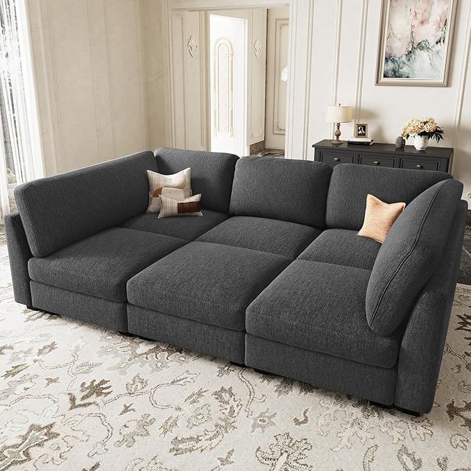 Belffin 86.2" Sectional Sleeper Sofa Bed