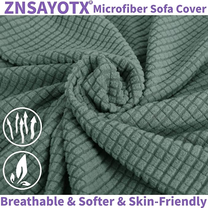 ZNSAYOTX Super Stretch Chair Slipcover Universal Sofa Chair Covers