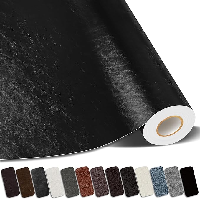 Leather Repair Patches, 17X158 Inch Self-Adhesive Leather Repair Tape, Stretch