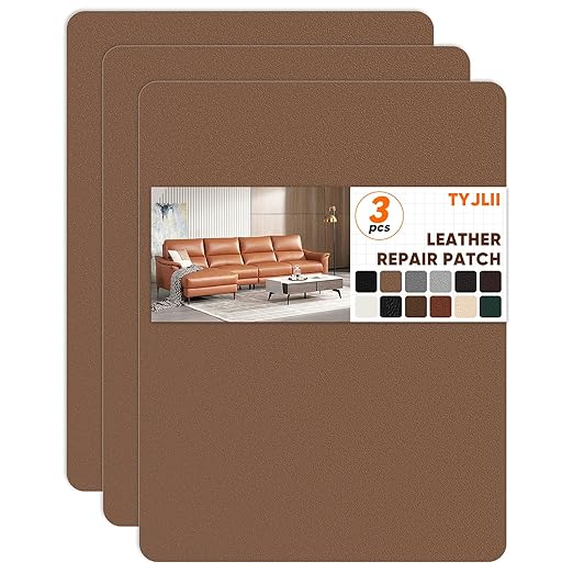 Leather Repair Patch Self Adhesive, 8.3″ x 11″ Vinyl Patch Kit, Leather Repair