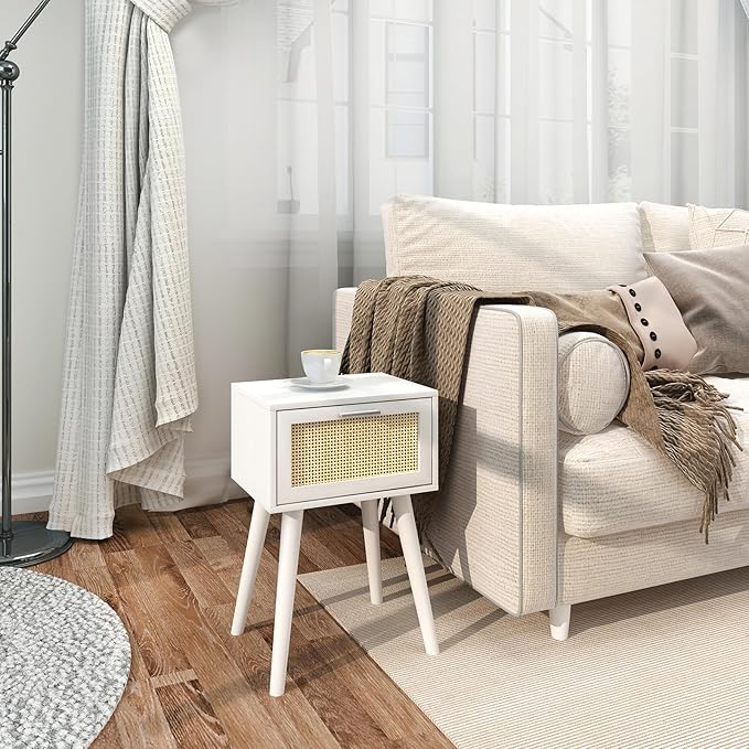 LAATOOREE Table, Nightstand Set of 2