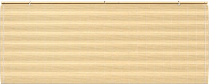 Red Lantern Bamboo Cordless Window Shade