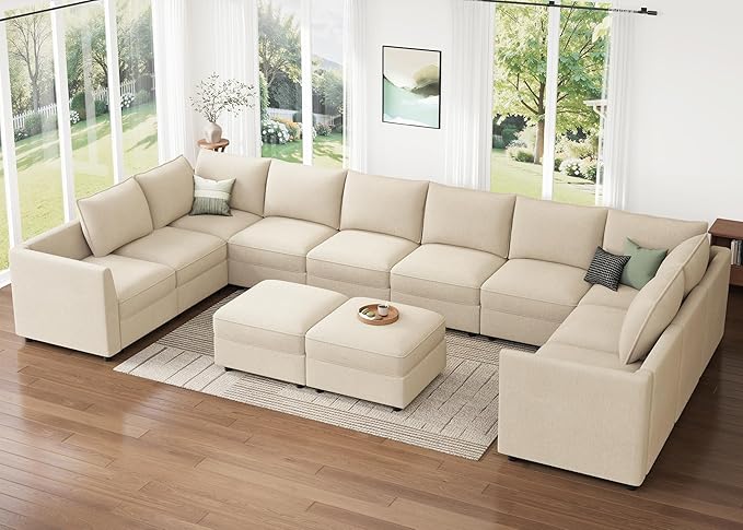 HONBAY Modular Sectional Sofa Sleeper Couch