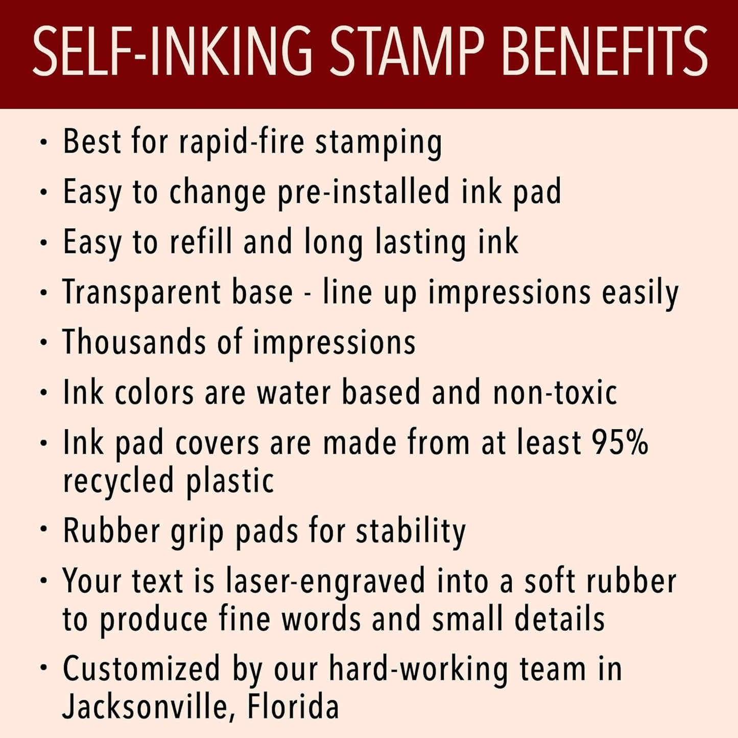 Rhode Island Round Notary Stamp | Official State Notary Stamp | Official Seals | Meets State Specifications (Rhode Island, Round Stamp)