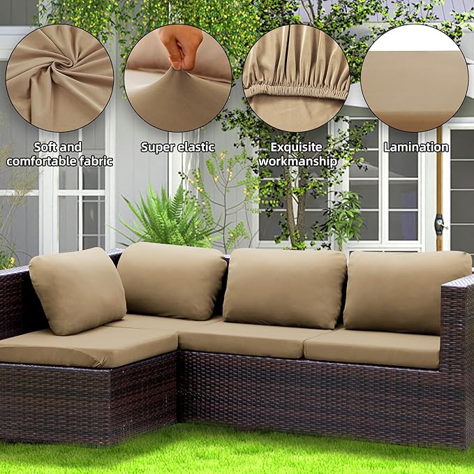 Outdoor Cushion Covers Set, Replacement