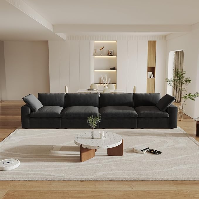 Cloud Modular Sectional Sofa Couch, Minimalist Deep Sofa Couches, Sofa Covers