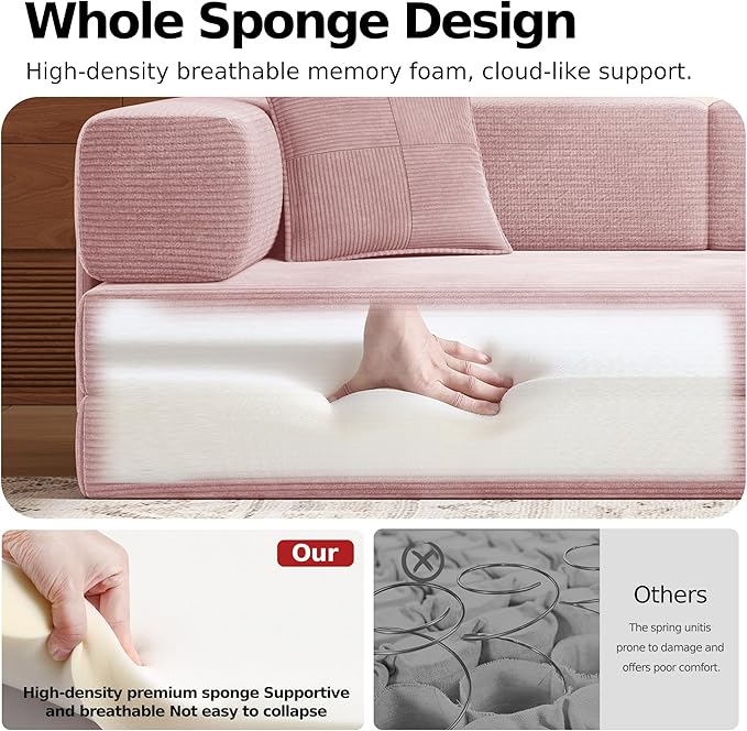 MoonSpeak 78.8''Sleeper Couch Bed