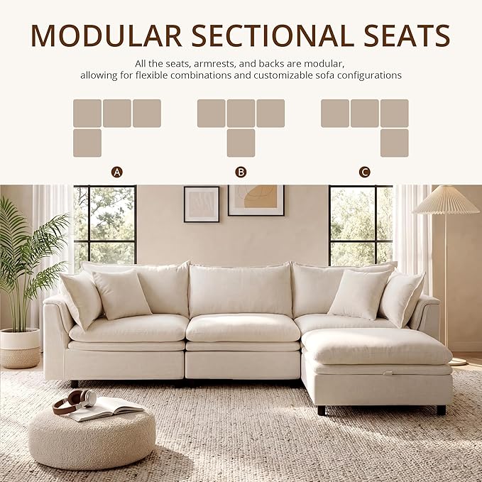 113.4'' Modular Sectional Sofa