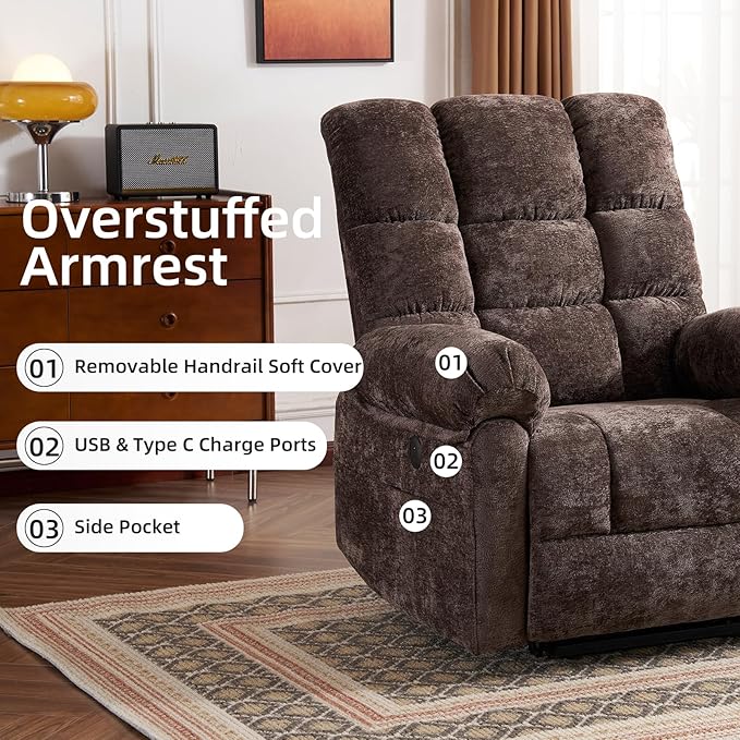 Oversized Power Lift Recliner Chair