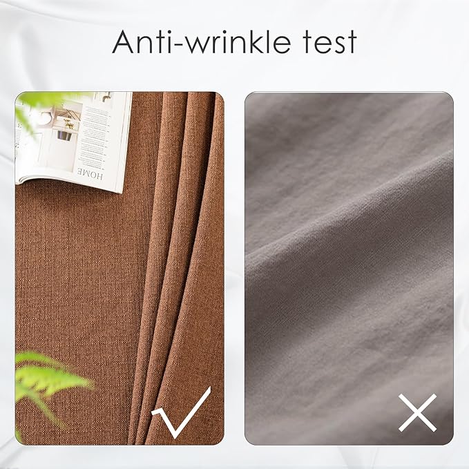 BALCONY & FALCON Round Tablecloth Washable Wrinkle Resistant and Water Proof