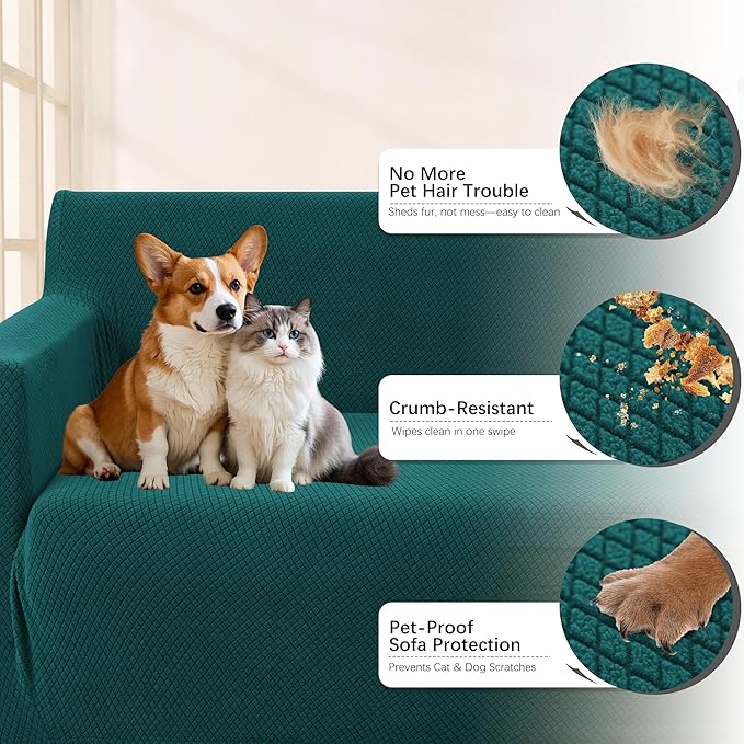 Arfntevss Stretch Sectional Couch Covers L Shaped Corner Sectional Sofa Cover