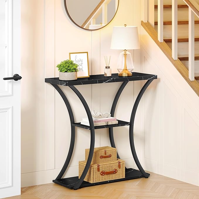 Hoctieon 3 Tier Console Table