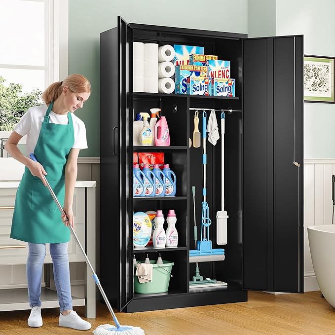 Wide & Deep Metal Storage Cabinet