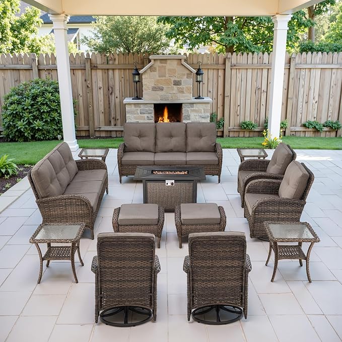 Belord Grand 13 Pieces Outdoor Patio Furniture Set