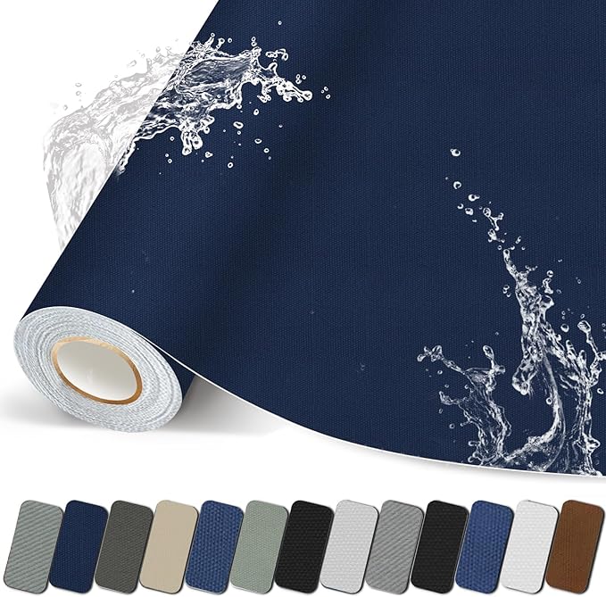Canvas Repair Patch, 17X158 Inch Strong Sticky Fabric Repair Tape,