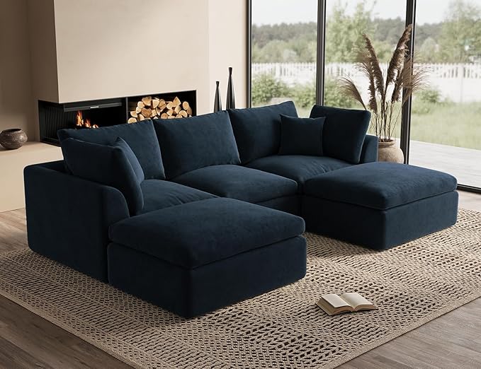ohllob 110" Cloud Sectional Couches