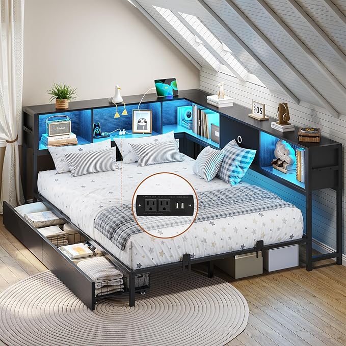 DICTAC Full Corner Bed Frame
