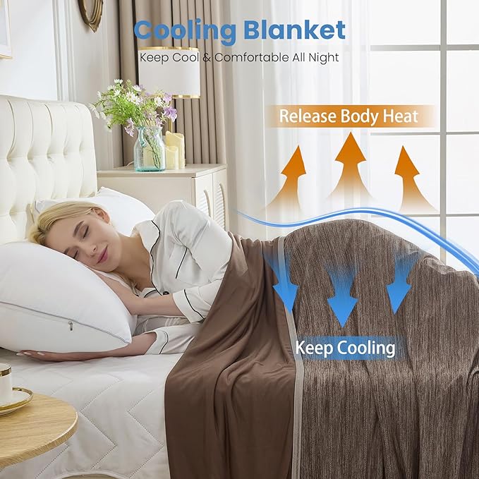 OIGAE Cooling Blanket for Hot Sleepers