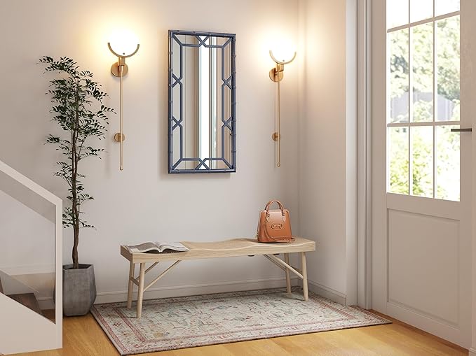 Mirror, Bamboo-Look Frame, Full Length