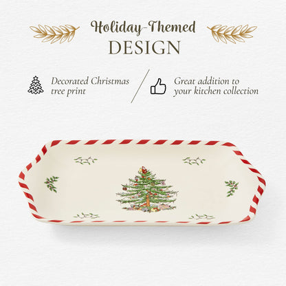 Christmas Tree Peppermint Dessert Tray