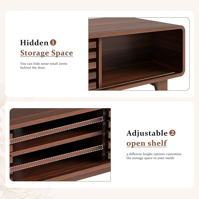 Luoxiao 55" Mid Century Modern TV Stand