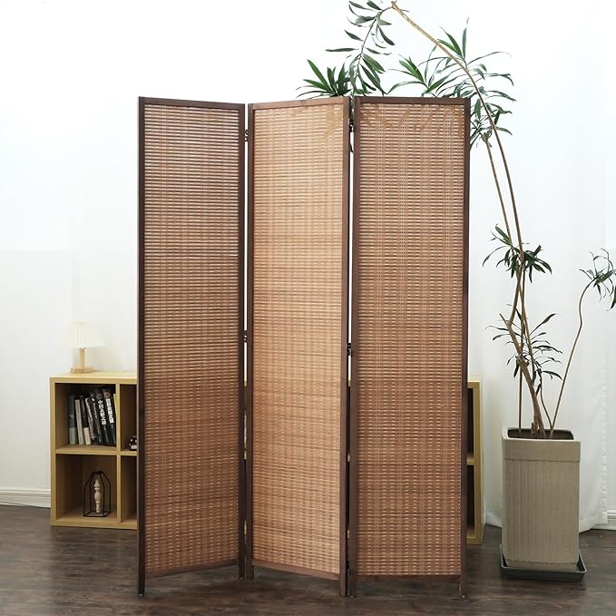 Furnnylane 3 Panel Bamboo Room Divider