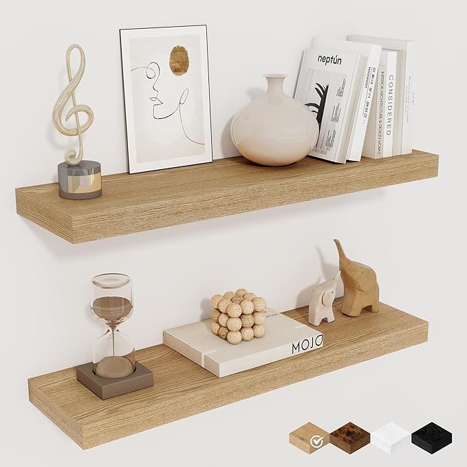 Fun Memories Floating Shelves for Wall, Floating Shelf for Living Room