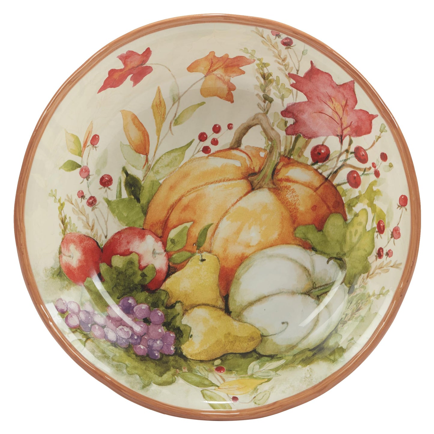 Harvest Blessings Ceramic Serving Bowl – Serve salads, pasta, or side dishes in this elegant fall-inspired bowl that makes every meal feel like a celebration of the harvest season