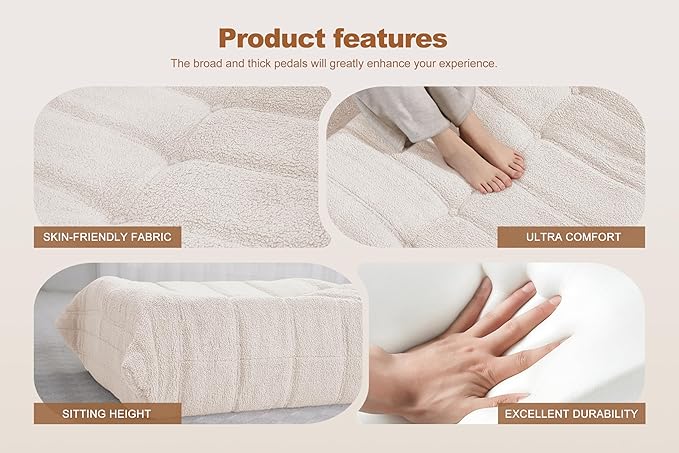 Bean Bag Pouf Ottoman, Foot Stool, Foot Rest