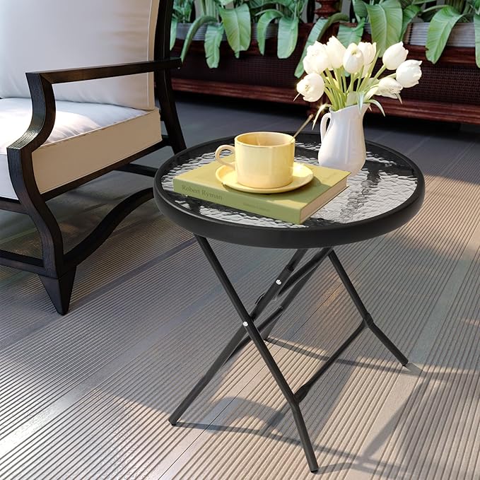 2 Pieces Outdoor Side Table
