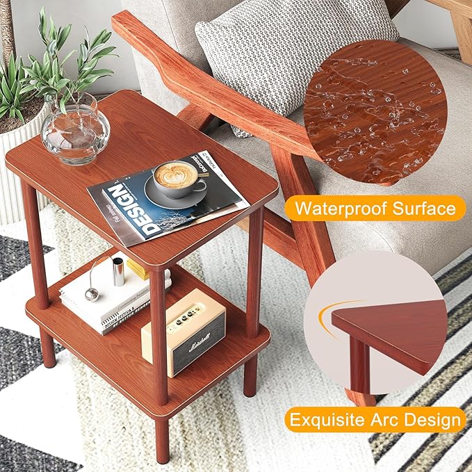 Apicizon 2 Tier End Table, Small Side Table