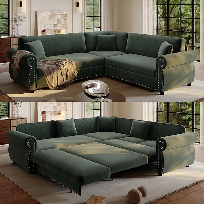 88.2" Sectional Sleeper Sofa