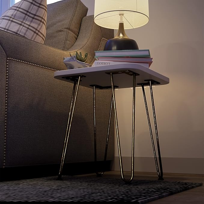 SMARTSTANDARD 16 Inch Heavy Duty Hairpin Furniture Legs, Metal Home DIY Projects