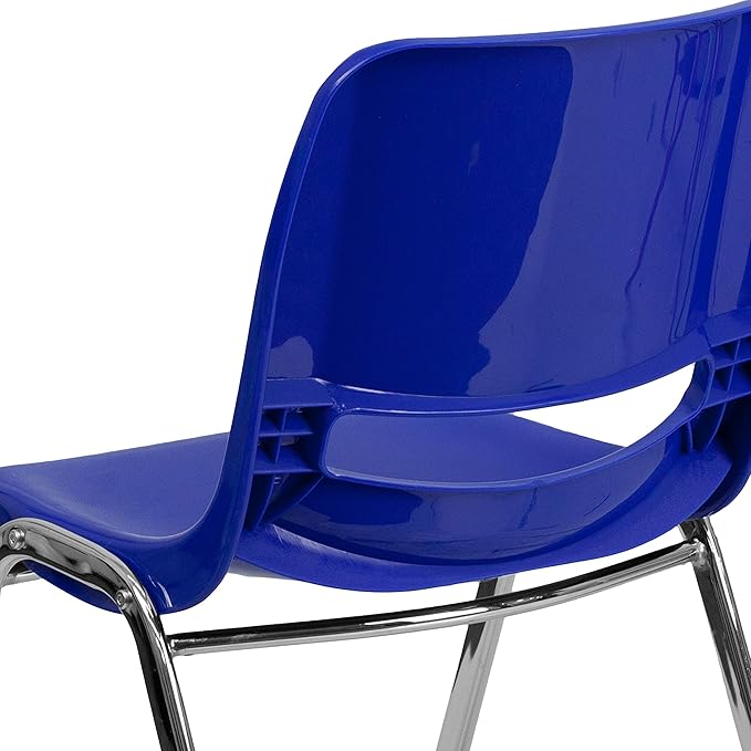 Flash Furniture HERCULES Series 440 lb. Capacity Kid's Navy Ergonomic Shell