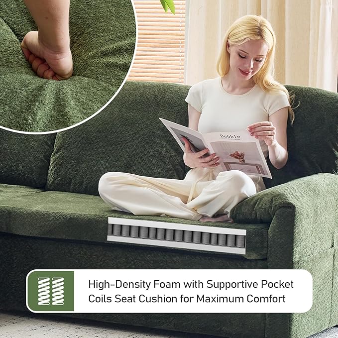 VINGLI Convertible Sofa Bed Couches