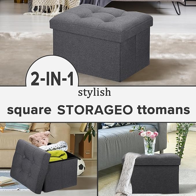 LINMAGCO Ottoman Storage Ottoman