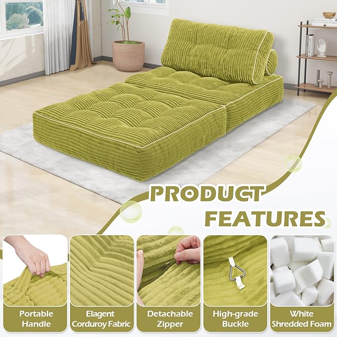 Folding Sofa Bed, Convertible Sleeper Chair