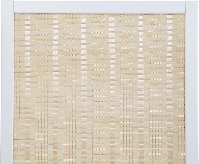 Roundhill Furniture Inkwell 4-Panel Bamboo Room Divider, Folding Portable