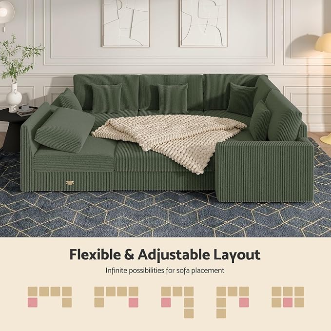Oversized Modular Sectional Sofa