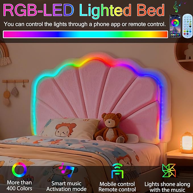 Twin Multifunctional Upholstered Bed，Children’s Bed